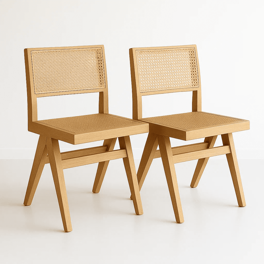 Klik Muebles - Pack De 2 Sillas Savia De Rattan - Natural