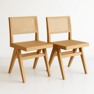 Klik Muebles - Pack De 2 Sillas Savia De Rattan - Natural