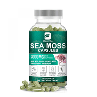 Beworths Nutrition - Sea Moss Musgo Marino Irlandes Organico 2000Mg 120 Veg Caps