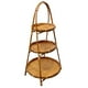 thumbnail image 5 of Cesta Tejida De Bambú Para Frutas, Cesta De Almacenamiento Para Aperitivos, Para Cocina, Restaurante, Picnic, Marrón, 3 Capas, 5 of 5