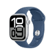 thumbnail image 3 of Apple Watch Series 10 (GPS) Caja de aluminio 42mm con correa Denim Sport Band 2024 plateado S/M, 3 of 8
