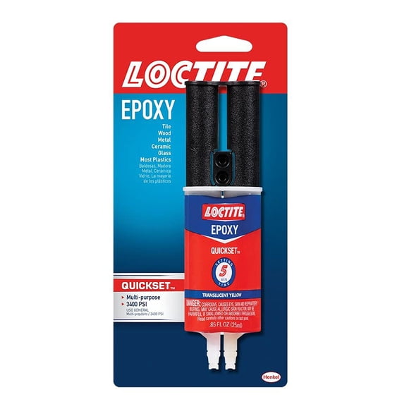 Jeringa Loctite Quick Set de 25 ml con adhesivo epóxico
