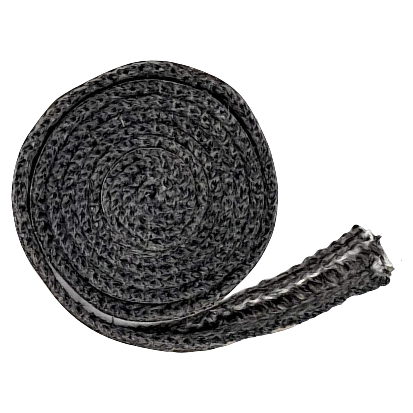 Magideal - Cuerda De Estufas Planas Autoadhesivas, Cordón De Sellado De Chimenea Cinta De Junta Plana De Fibra De Vidrio Cinta De Junta De Estufa, Para Estufa De 10 Mm De Ancho
