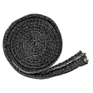 Magideal - Cuerda De Estufas Planas Autoadhesivas, Cordón De Sellado De Chimenea Cinta De Junta Plana De Fibra De Vidrio Cinta De Junta De Estufa, Para Estufa De 10 Mm De Ancho