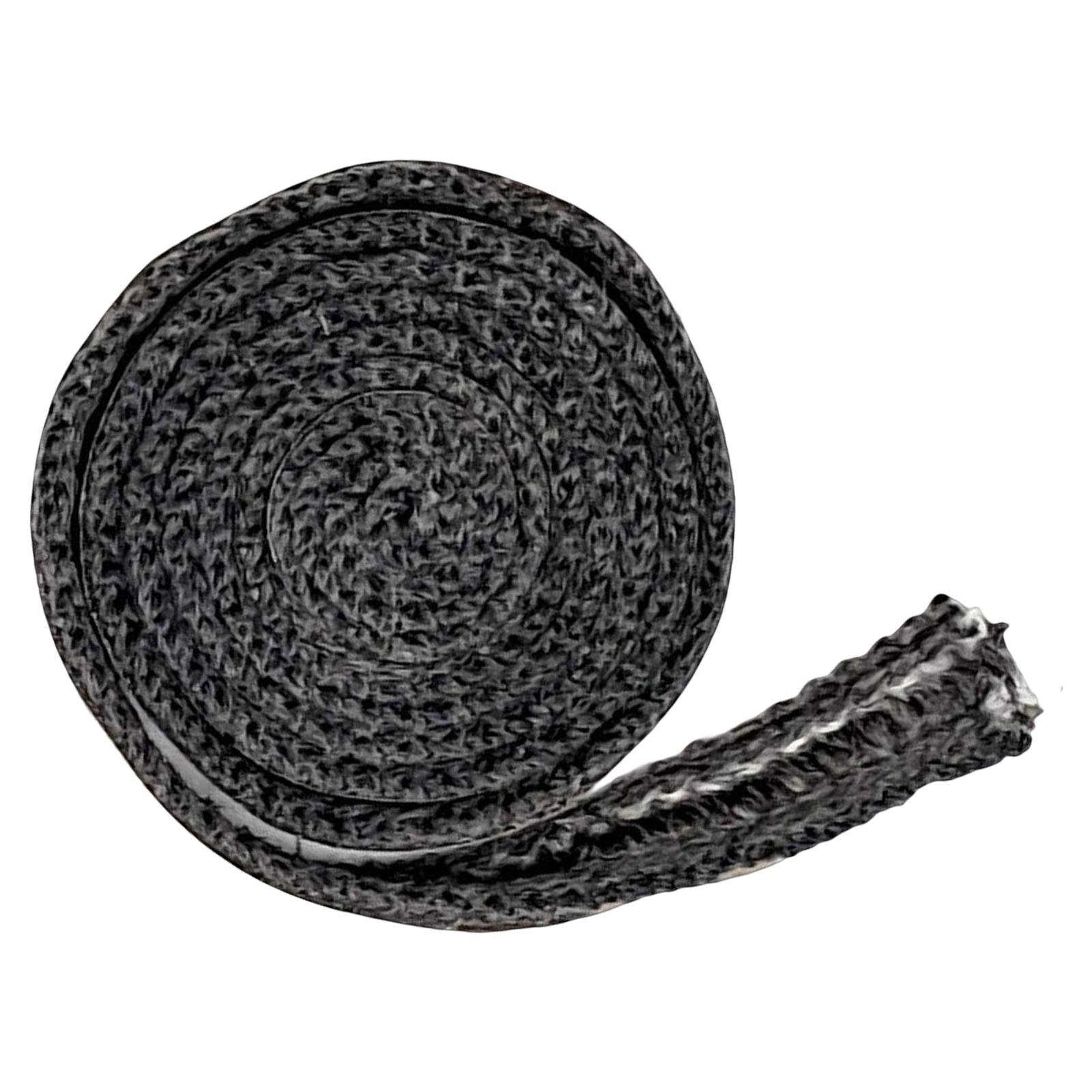 Magideal - Cuerda De Estufas Planas Autoadhesivas, Cordón De Sellado De Chimenea Cinta De Junta Plana De Fibra De Vidrio Cinta De Junta De Estufa, Para Estufa De 10 Mm De Ancho