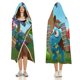thumbnail image 3 of Pequeños Pisotones Manta Capa con Capucha Anti-Bolitas, Manta de Lana Ártica Suave, Manta Portátil de Felpa Ligera y Lujosa, Poncho para Siesta en Casa y Oficina, 100*130cm, 3 of 6