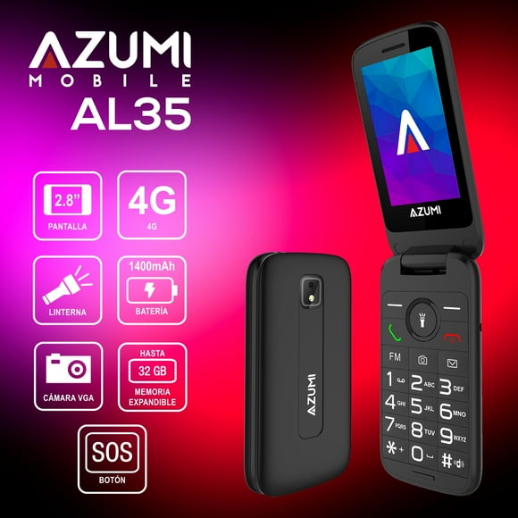 Celular AZUMI AL35 Clamshell 4G