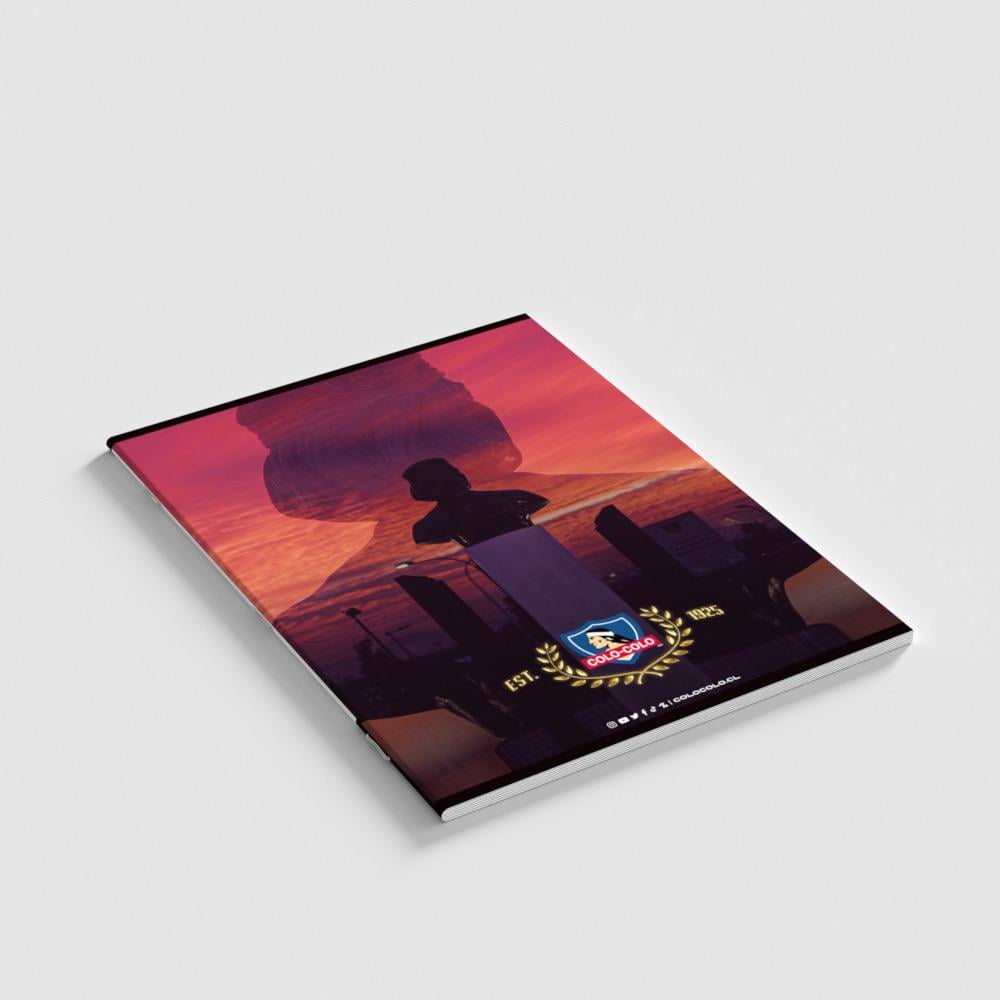 Chikool - Cuaderno College Colo-colo 80hjs. 7mm Pack 10 Unidades