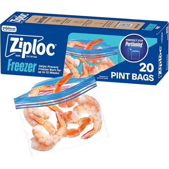 Bolsas Freezer Pint 20 Unidades Grip N Seal Bpa Free