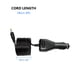 thumbnail image 4 of Cargador para auto FOYU 12V-24V para reproductor de DVD portátil, cable de 183 cm, 4 of 7