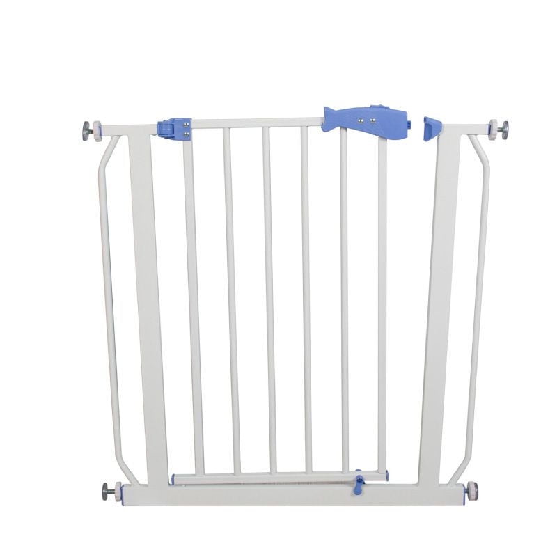 Bebeglo - Reja De Seguridad Puertas Y Escaleras Manilla Blanco