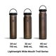 thumbnail image 3 of Bottle Hydro Flask, ligero, 946 ml, tapa ancha y flexible, obsidiana, 3 of 4