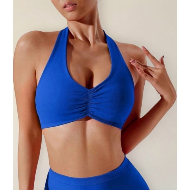 Sujetador Deportivo Mujer Elasticado Fitness