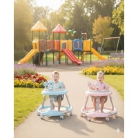 Myl Todo Hogar - Pack 2 Andador De Bebe Gemelos Con Juegos Interactivos Azul Y Rosado