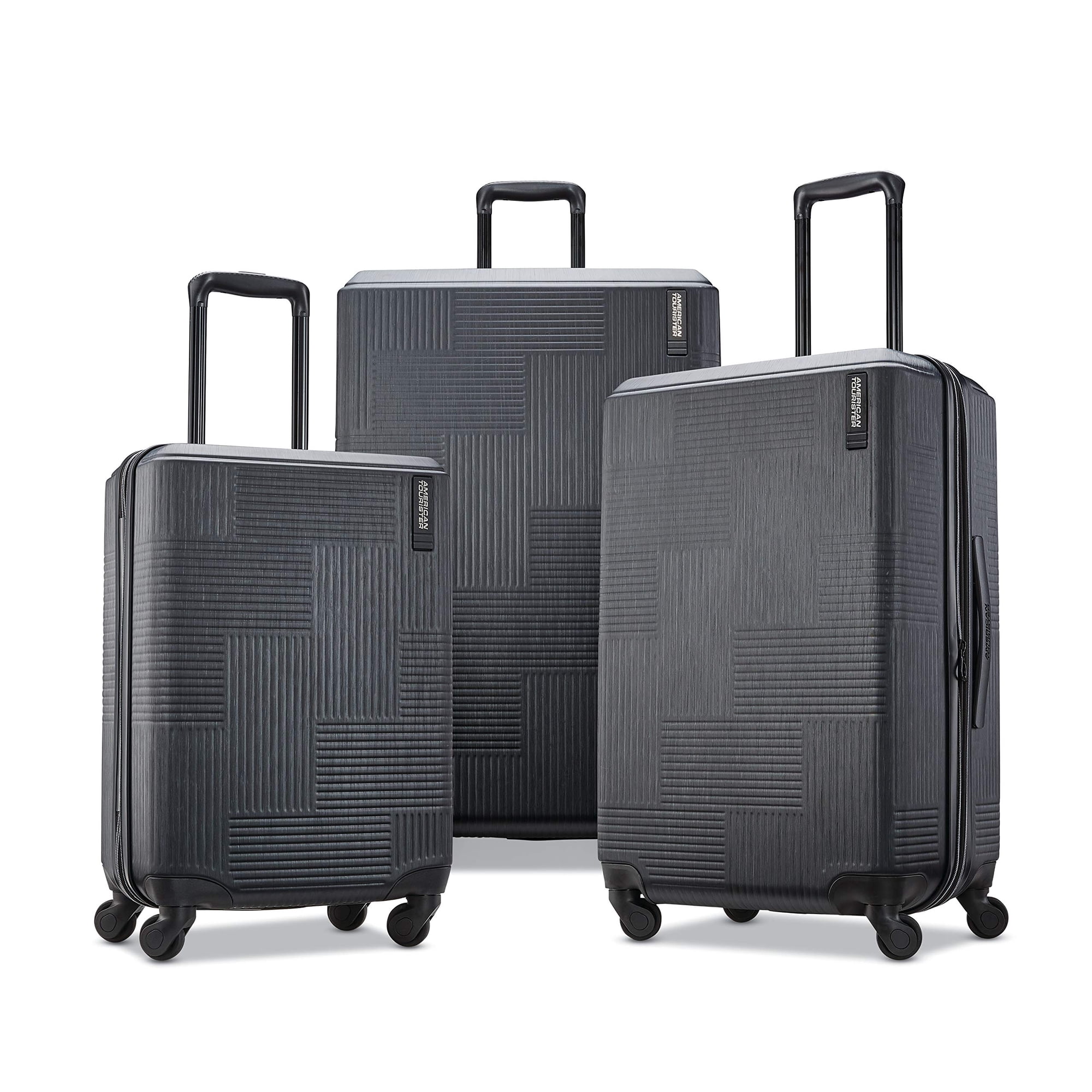 Juego De 3 Piezas Luggage American Tourister Stratum Xlt Negro Azabache