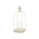 thumbnail image 2 of Farol Cheungs Thistledale de metal blanco con madera y cuerda, 2 of 3