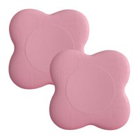 Magideal - 2X Cojín Para Rodillas De Yoga, Cojín De Equilibrio, Cómodo Soporte Suave Para Arrodillarse, Almohadilla Para Arrodillarse De Pilates, Almohadilla De Rosa