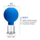 thumbnail image 1 of Facial Massage Rubber Vacuum Pulling Can, Body Cup, Face Skin Lifting Anti Wrinkle Pulling Can, Therapy Facial Medical Massage Tool, 1 of 5