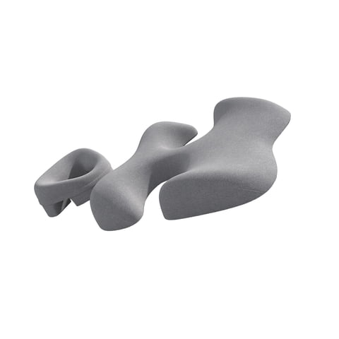 Magideal - Almohada Boca Abajo, Almohada Para El Pecho Para Mesa De Masajes, Almohada Boca Abajo Transpirable, Almohada De Apoyo Para El Pecho Para Salones, Spa, Gris Claro