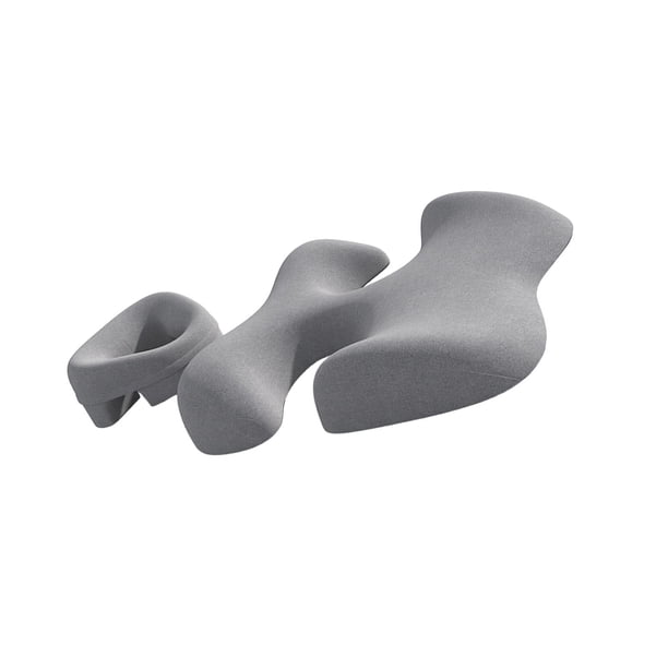 Almohada boca abajo, almohada para el pecho para mesa de masajes, almohada boca abajo transpirable, almohada de apoyo para el pecho para salones, spa, Gris claro