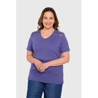 Fashionspark - Polera Mujer Tachas Azul