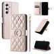 thumbnail image 1 of Funda Acolchada con Anilla y Correa para Samsung Galaxy S24 Slots para Tarjetas Oro rosa, 1 of 5