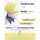 thumbnail image 2 of Funda para Laptop FINTIE A3404 Frost Citrus 33 cm Transparente, 2 of 8