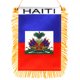 thumbnail image 1 of Bandera colgante Anley Haiti con flecos de 10 x 15 cm con ventosa, 1 of 7