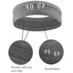 thumbnail image 3 of Bandas para el sudor para mujer, diademas antideslizantes de moda para mujer, banda absorbente de humedad para deportes, correr, atletismo, yoga., 3 of 7
