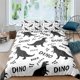 thumbnail image 1 of Dinosaur Bed Set,3D Printing Cartoon Bedding Set,For Kids Adult Girls Boys Bed Sheets, 1 of 5