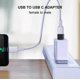 thumbnail image 3 of Paquete de 4 adaptadores USB C a USB Mepsies para MacBook Pro Galaxy, 3 of 8