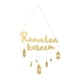 thumbnail image 2 of Ramadán Kareem Eid Mubarak Decoraciones Madera Colgante Luna Estrella Con, 2 of 5