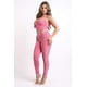 thumbnail image 4 of Conjunto de Top Corto y Leggings con Lavado Mineral Rosa S, 4 of 5