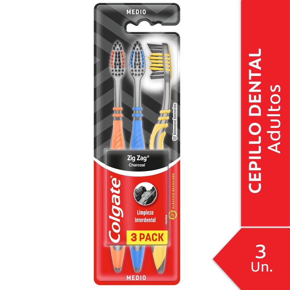 Cepillo De Dientes Zigzag Medio 1 Un Colgate