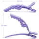 thumbnail image 2 of 12 pcs Alligato Cacampanao Clips fo Styling Sectioning, Non-slip Grip Clips fo Cacampanao Cotando, Durable Mujeres Prdeessional Plastic Salon Cacampanaoclip con Wide Teeth y Double-Hinged Design, 2 of 6