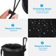 thumbnail image 4 of Bolsa para Lentes de Cámara Uxcell, Bolsa con Cordón de 3.5" ID x 5.5" H con Neopreno Protector Grueso Negro 4Pack, 4 of 7