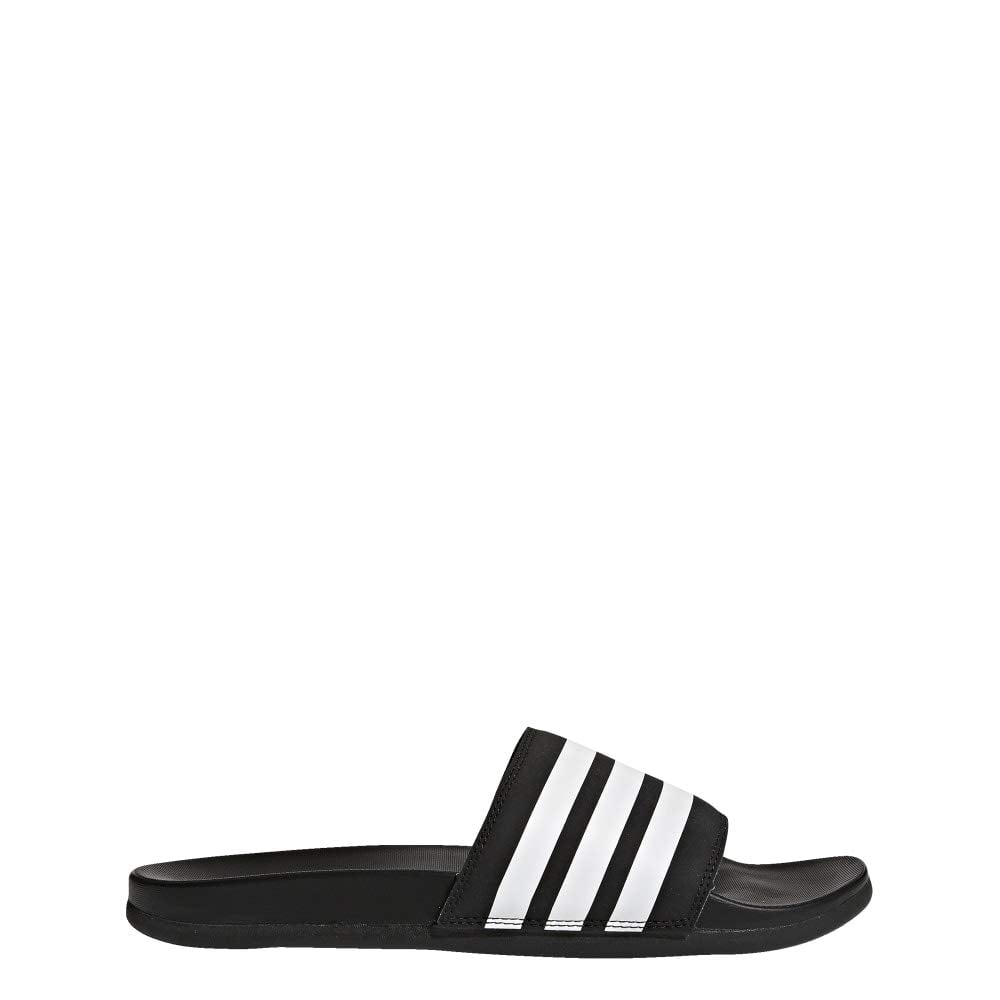 Sandalia Adidas Adilette Comfort Para Hombre, Color Negro/blanco, Talla 40