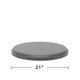 thumbnail image 4 of Mesa para fogatas TIKI, 21 pulgadas, acero con recubrimiento en polvo, gris, 4 of 4