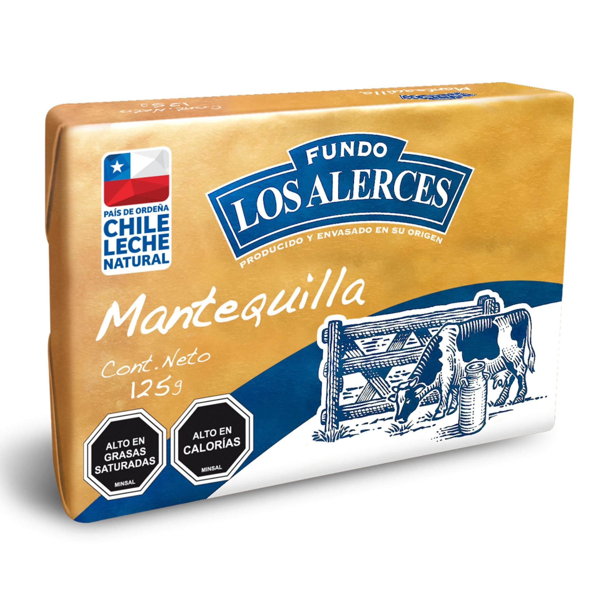 Mantequilla Con Sal Tradicional 125 g Los Alerces