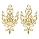 thumbnail image 1 of Apliques Bordados Para Coser Parches Bordados De Flores Para Disfraces De Cosplay Dorados, 1 of 5