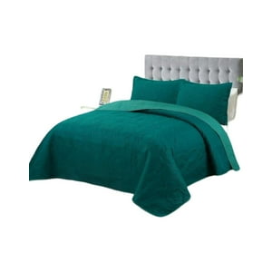 Genérico - Cubrecama Quilt Verano King + 2 Fundas Almohada U3