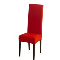 Genérico - Pack De 6 Fundas Para Silla Elasticadas Color Rojo