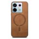 thumbnail image 5 of Magnetic Slim Case for Xiaomi Redmi Note 13 Pro 5G with Camera Guard & Anti-Scratch Back Brown, 5 of 6