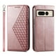 thumbnail image 4 of Funda Flip FOXDOCK para Google Pixel 8 Pro , Estilo Billetera con Diseño Rombo, Correa de Mano y Soporte, Uso Diario, 4 of 6