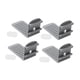 thumbnail image 5 of 4 Clips Para Sujetar Sábanas, Sujetadores De Esquina Para Sábanas Y Colchones, Color Gris, 5 of 5