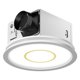 thumbnail image 1 of Extractor de baño Fitop 130CFM 47W con luz 3000K/4000K/5000K, 1 of 9
