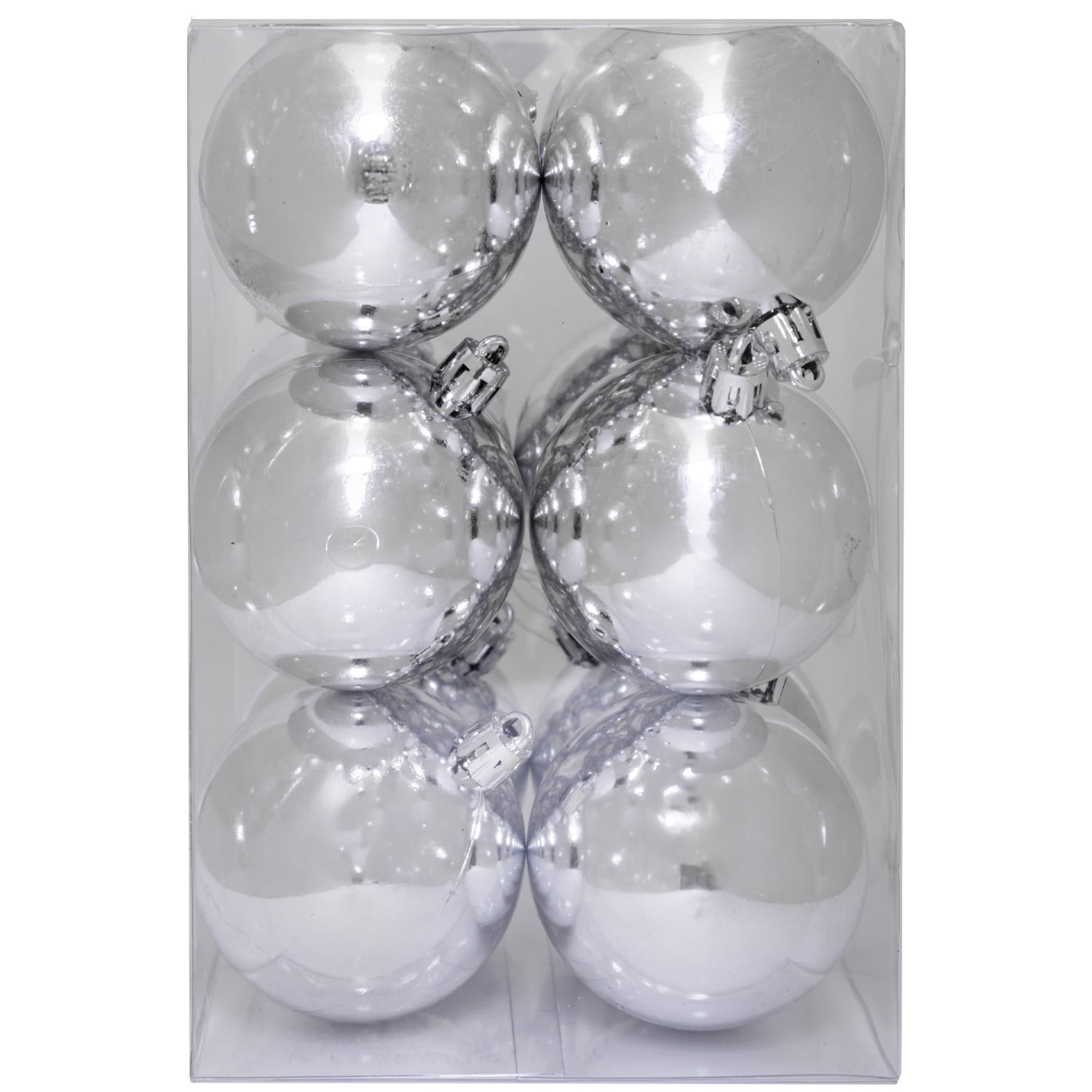 Proplastic - Set De 12 Esferas 6 Cms Color Plata