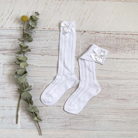 CALCETINES LARGOS CROCHET NIÑA - Talla 6 AÑOS