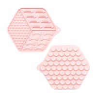 Winpet - Mat De Alimenatación Lenta Para Perros Y Gatos, Lick Mat 3 Texturas - Rosado