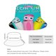 thumbnail image 2 of Babyfirst Equipo de Color Sombrero bucket para adultos, gorra de protección solar, sombrero de pescador plegable para viajes al aire libre, pesca y actividades de verano, 2 of 6